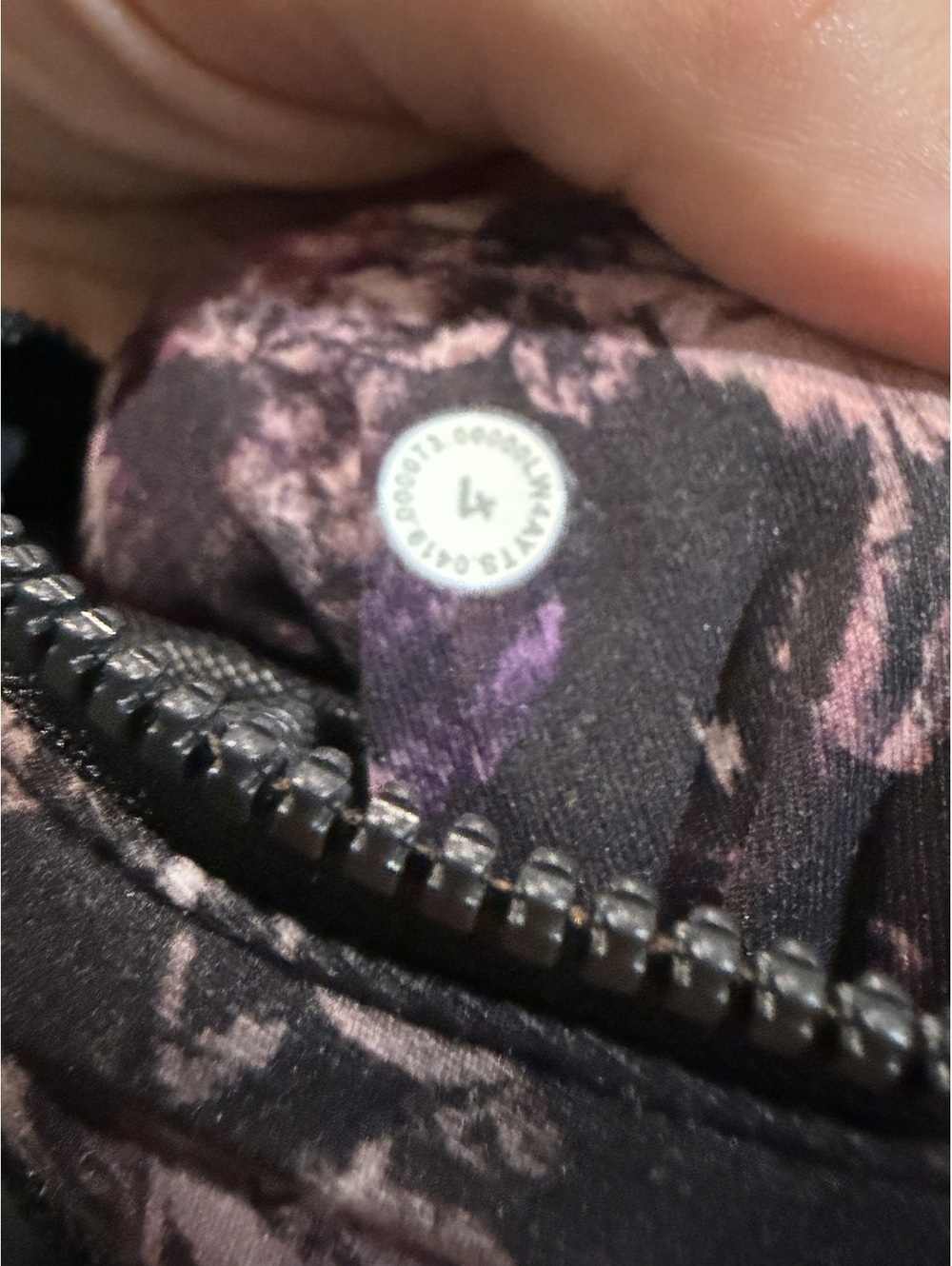 NWOT Lululemon Luxtreme Define Jacket Floral Illusion size 4 - Picture 5 of 5